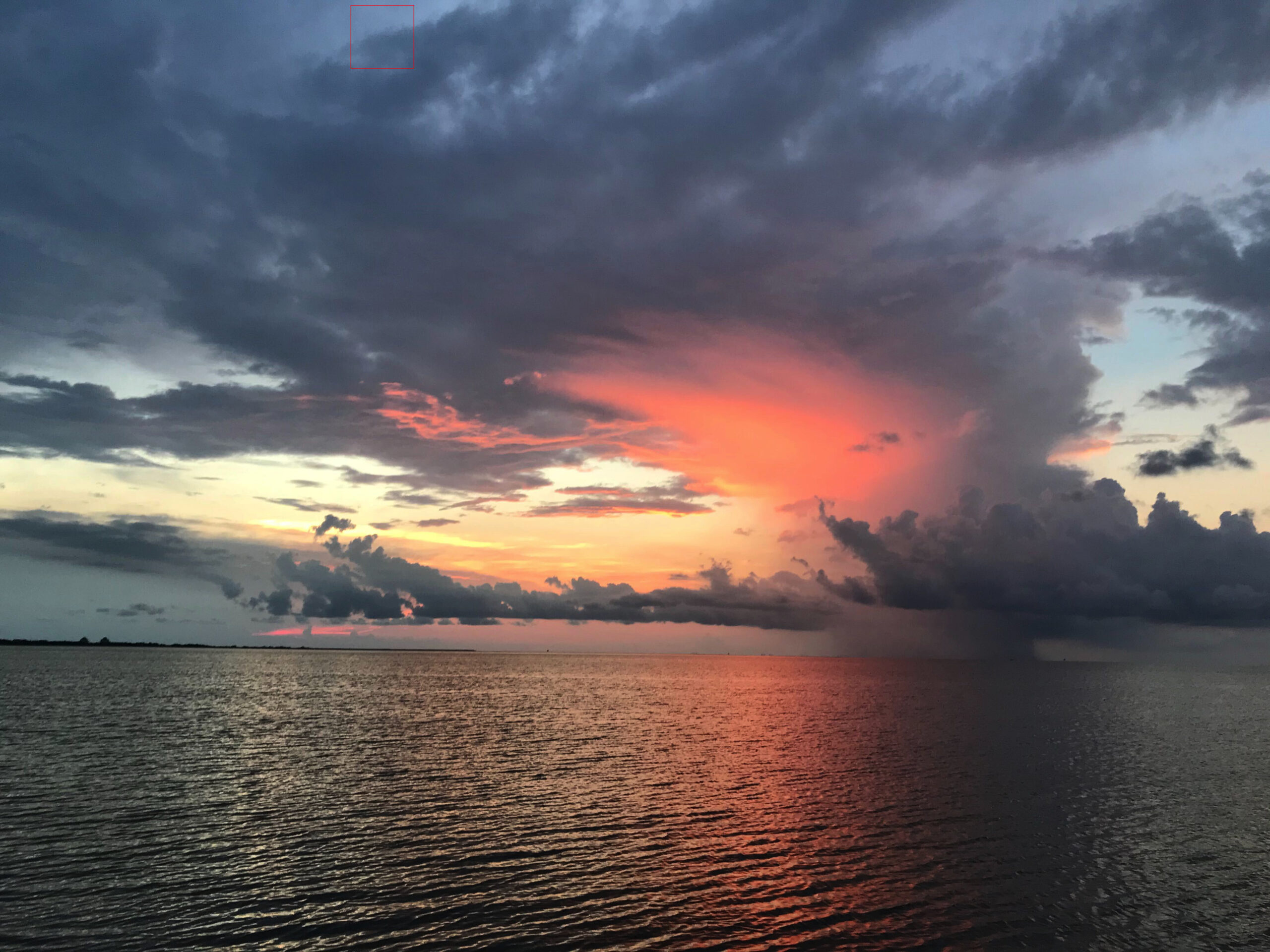 Beautiful, multi-colored sunset