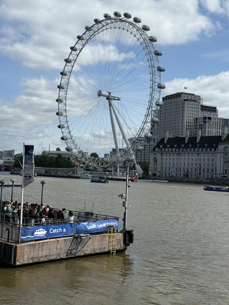 The slow rollercoaster called The Eye in London.